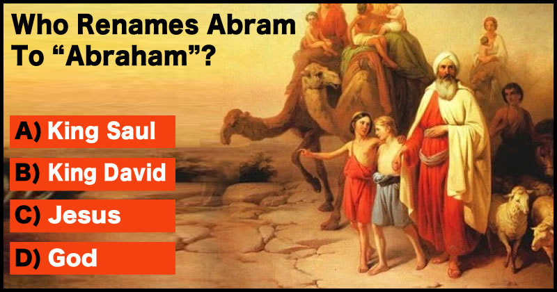 Who renamed Abram to Abraham?