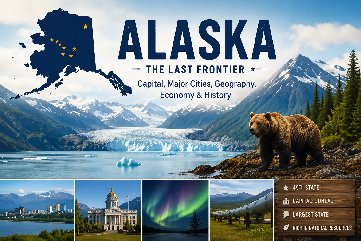 Alaska Facts: Capital, Major Cities, Geography, Economy & History