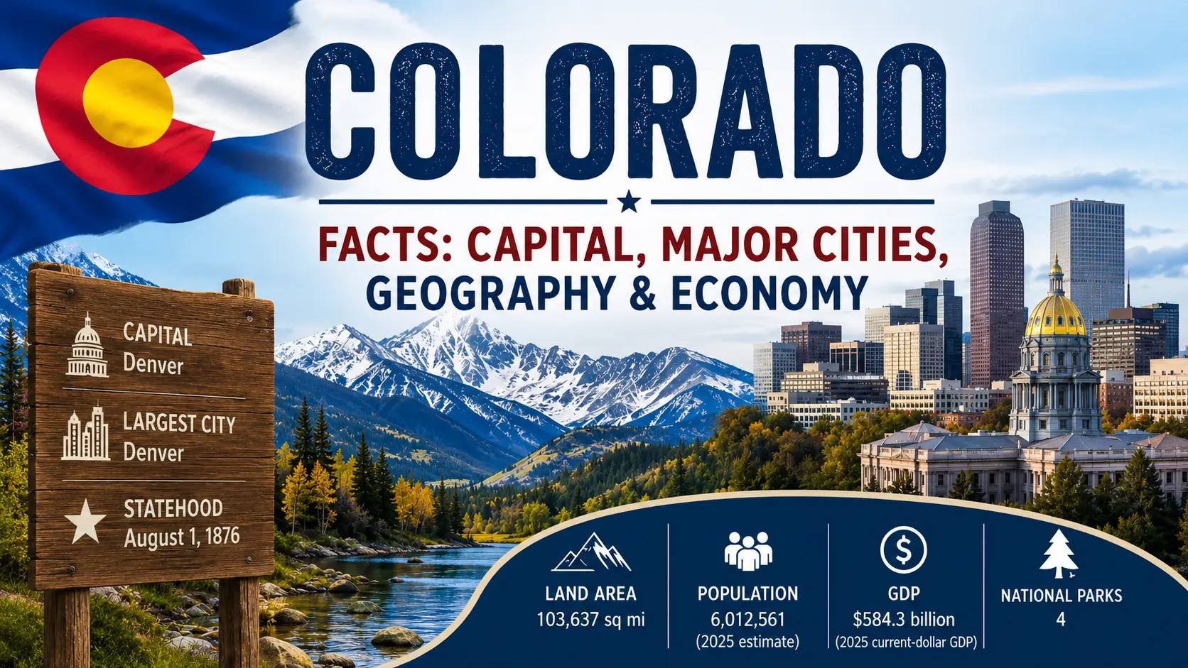 Colorado Facts: Capital, Major Cities, Geography & Economy