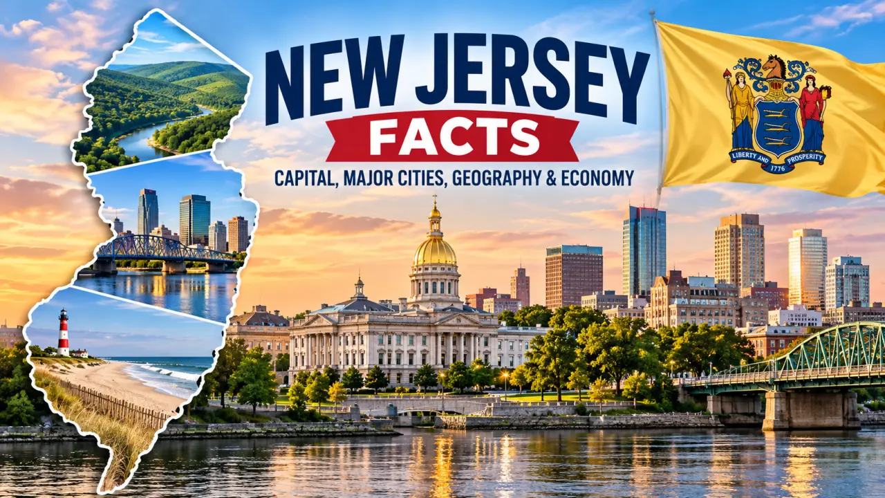 New Jersey Facts: Capital, Major Cities, Geography & Economy